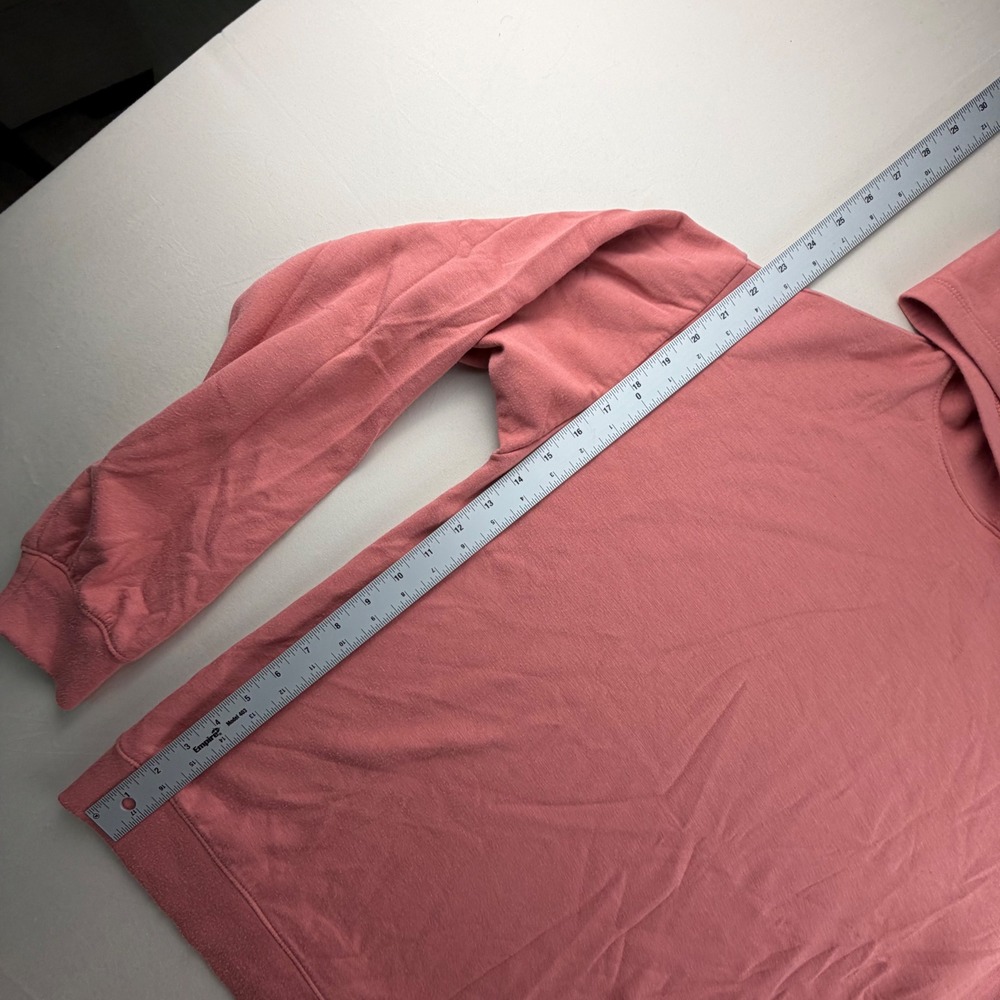 Softies Lounge Set Hoodie Jogger Women Medium Pink Solid Knit 2 Piece Loungewear - Picture 6 of 9